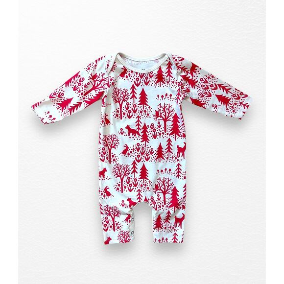 NEW Winter Water Factory Winter Print Romper, 3 Months - Picture 1 of 5